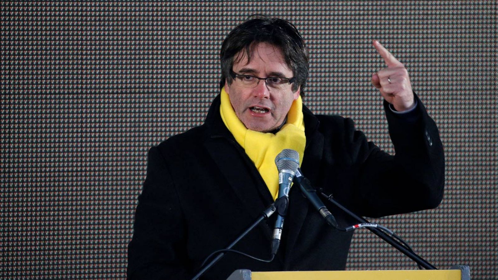 Puigdemont, en la manifestación independentista de Bruselas