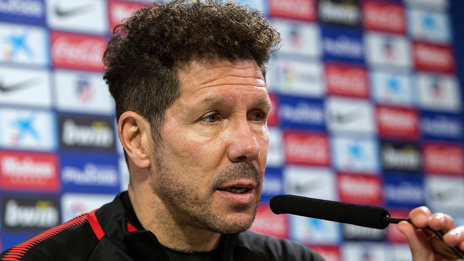 Rueda de prensa del entrenador del AtlÃ©tico de Madrid, Diego Simeone