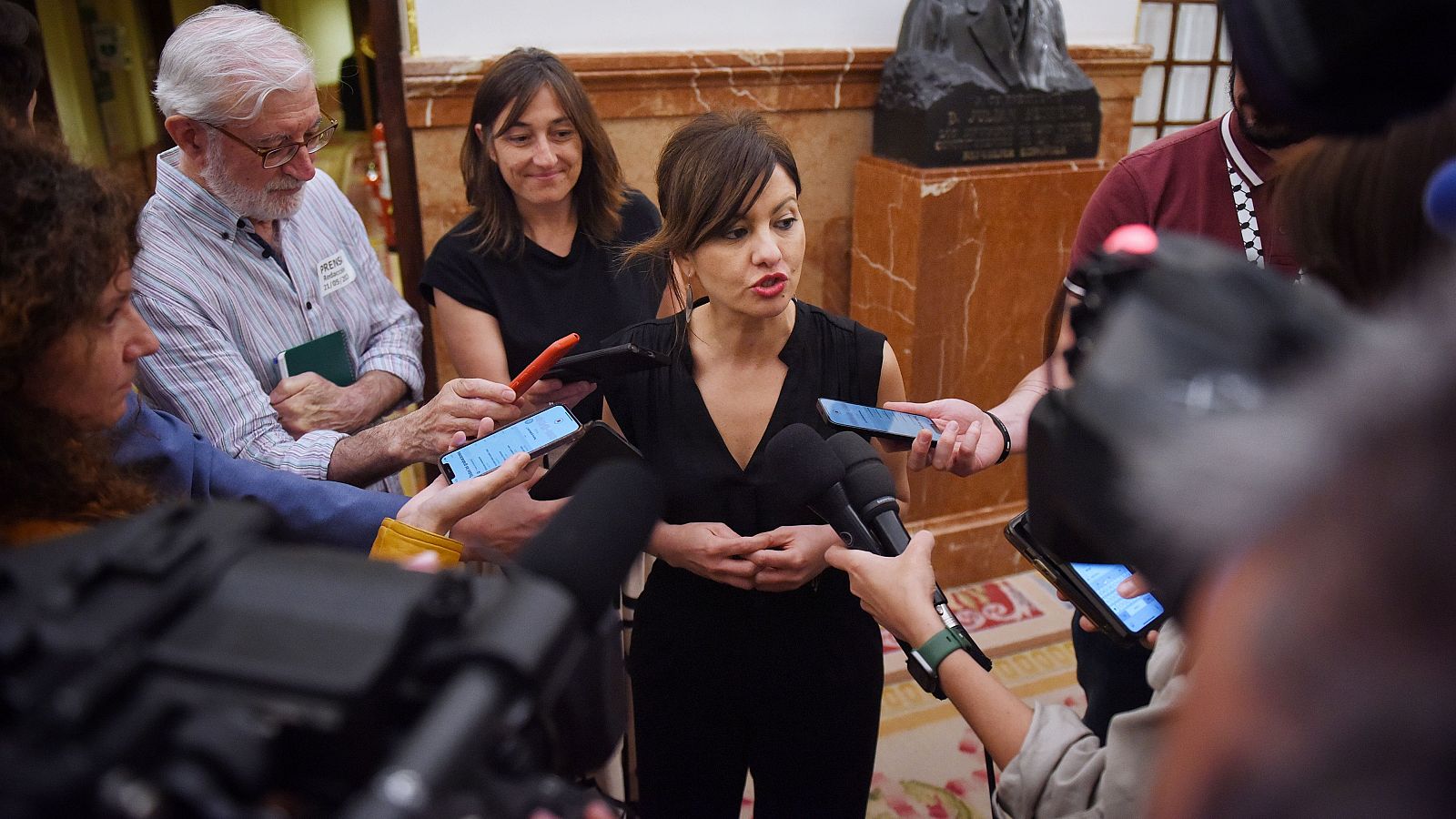 La ministra de Juventud e Infancia, Sira Rego, este miércoles en el Congreso