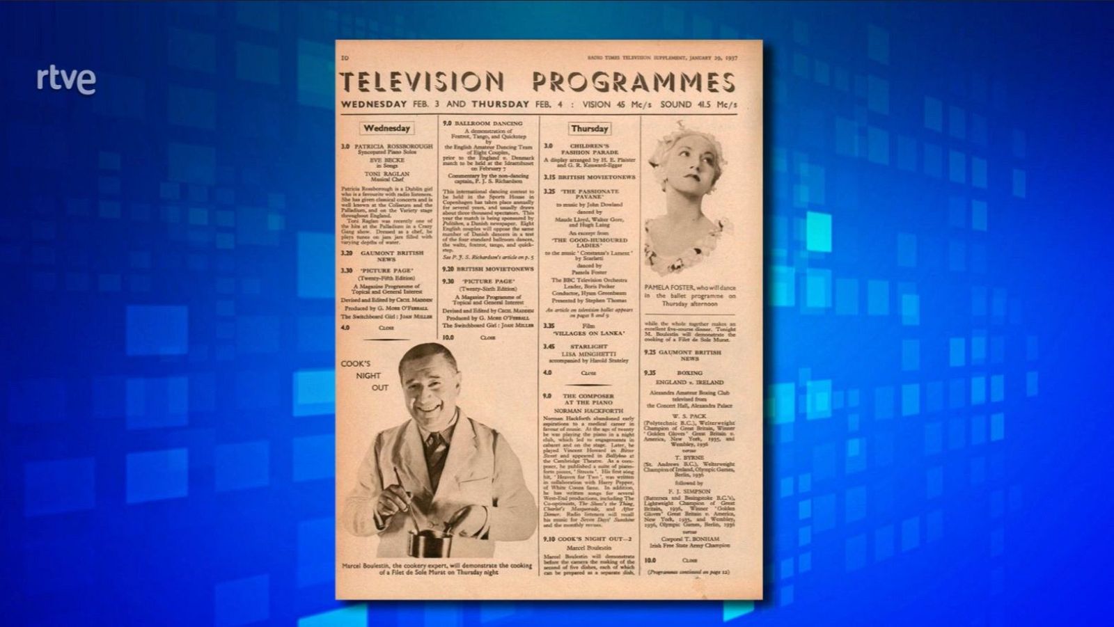 El insólito motivo por el que se estrenó el primer programa de cocina en televisión