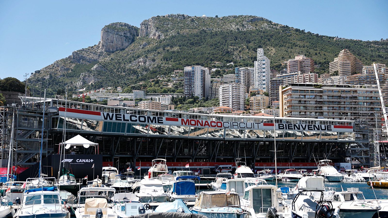 GP de Mónaco: grada del puerto