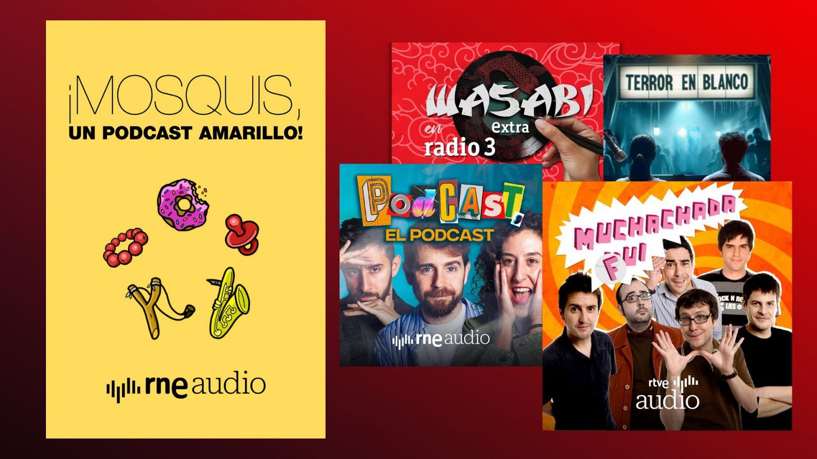 Orgullo friki y podcaster: 5 recomendaciones en RNE Audio