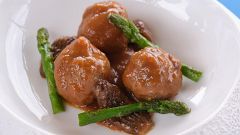 Receta de albóndigas de ternera madura con colmenillas en MasterChef 13