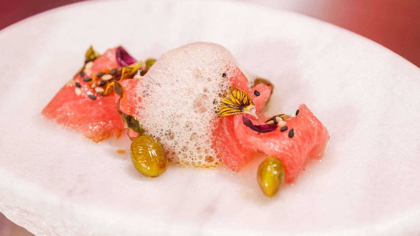 Receta de sashimi de ventresca de atún con edamame de Bea en MasterChef 13