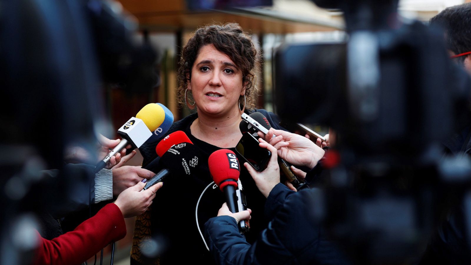 La portavoz del secretariado nacional de la CUP, Núria Gibert