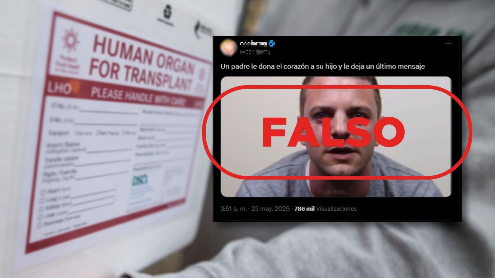 No es un padre antes de donarle el corazón a su hijo, es ficción