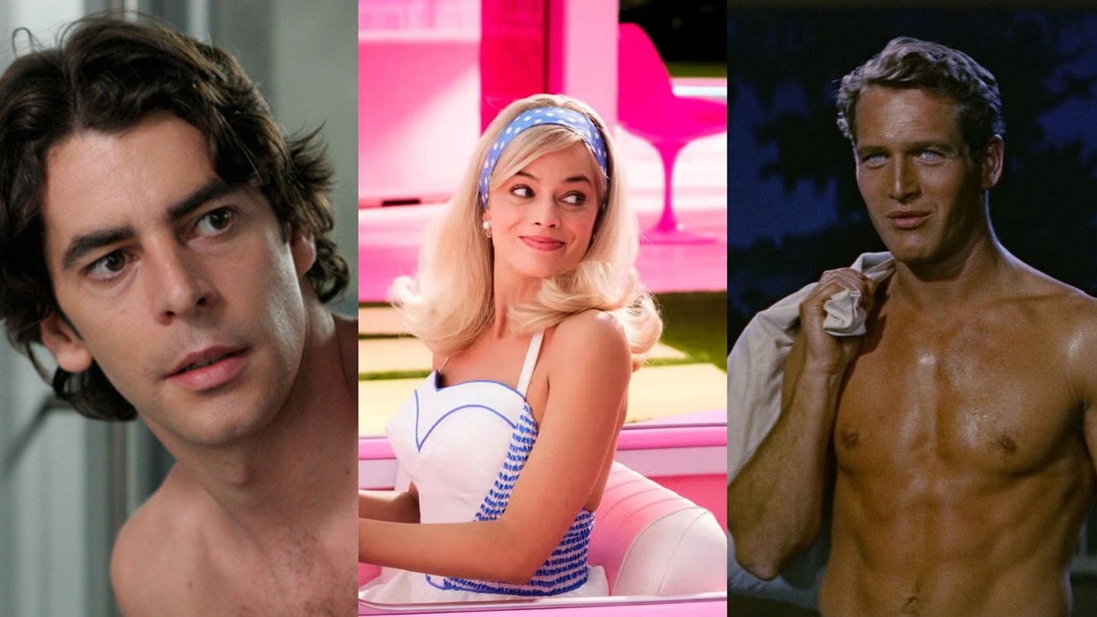 Eduardo Noriega en 'El método', Margot Robbie en 'Barbie' y Paul Newman en 'El largo y cálido verano'