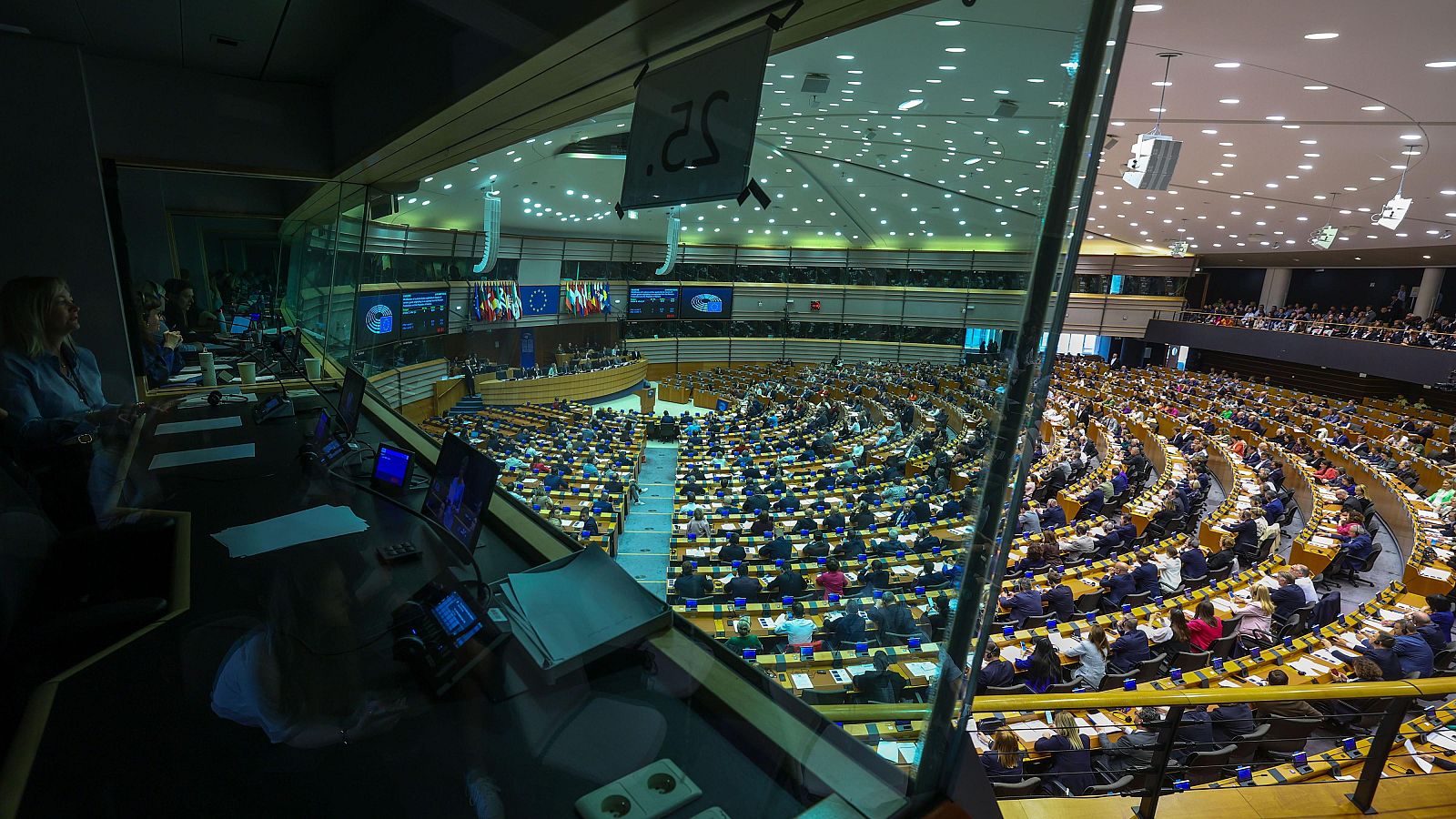 Sessió plenària del Parlament Europeu a Brussel·les