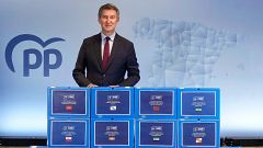 Feijóo presenta 94.501 avales, casi un 72% más que en 2022: "El PP es la única alternativa que tiene España"