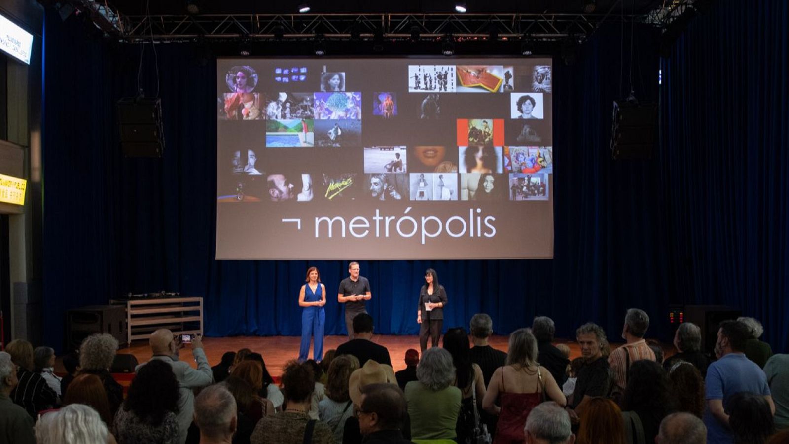 Un momento de la celebración del aniversario de ‘Metrópolis’, ayer en Madrid