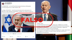 La Corte Penal Internacional no ha declarado a Netanyahu "criminal de guerra", es falso