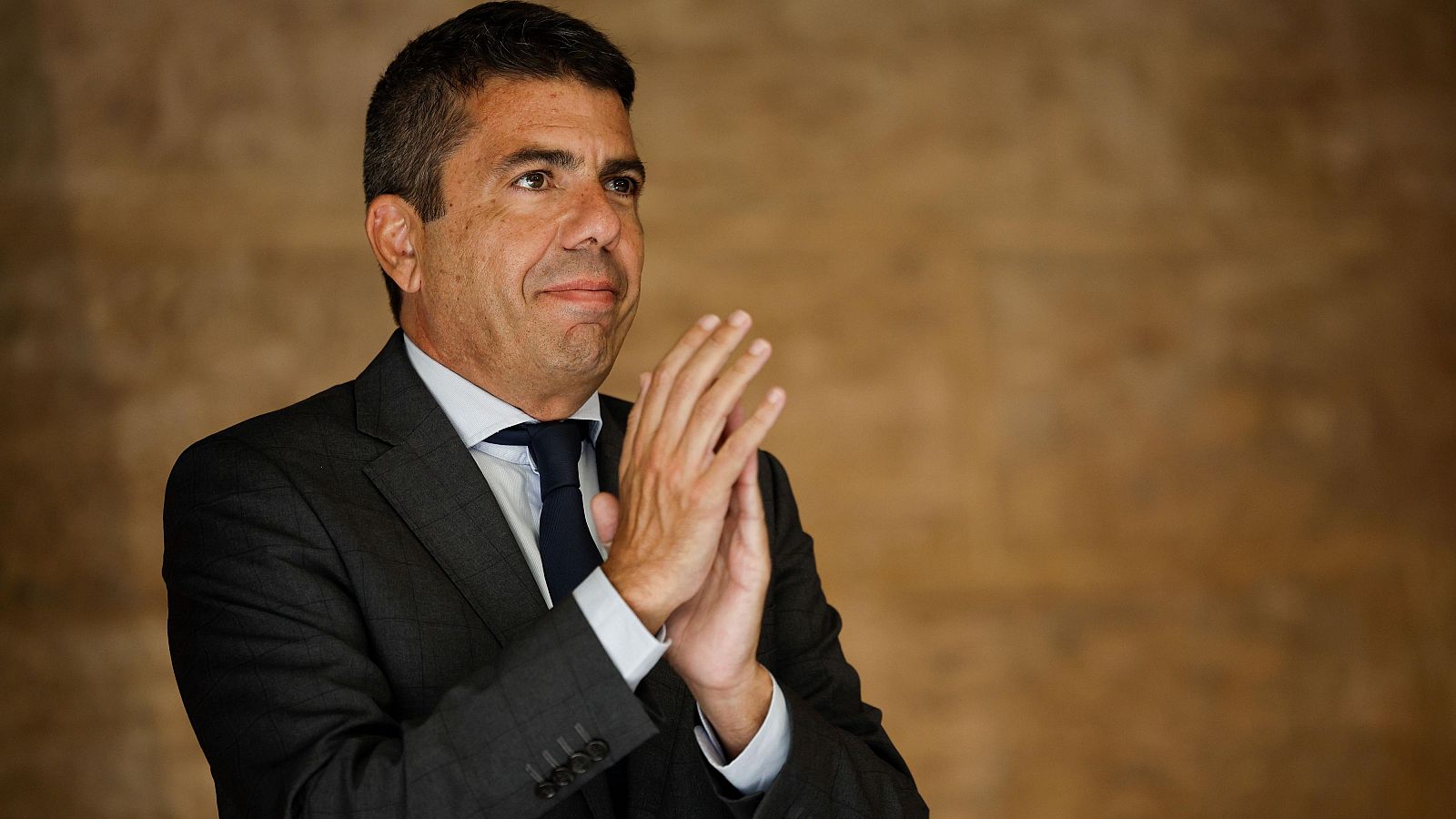 El president de la Generalitat, Carlos Mazón, en una imagen de este mes de mayo en la sede del gobierno valenciano