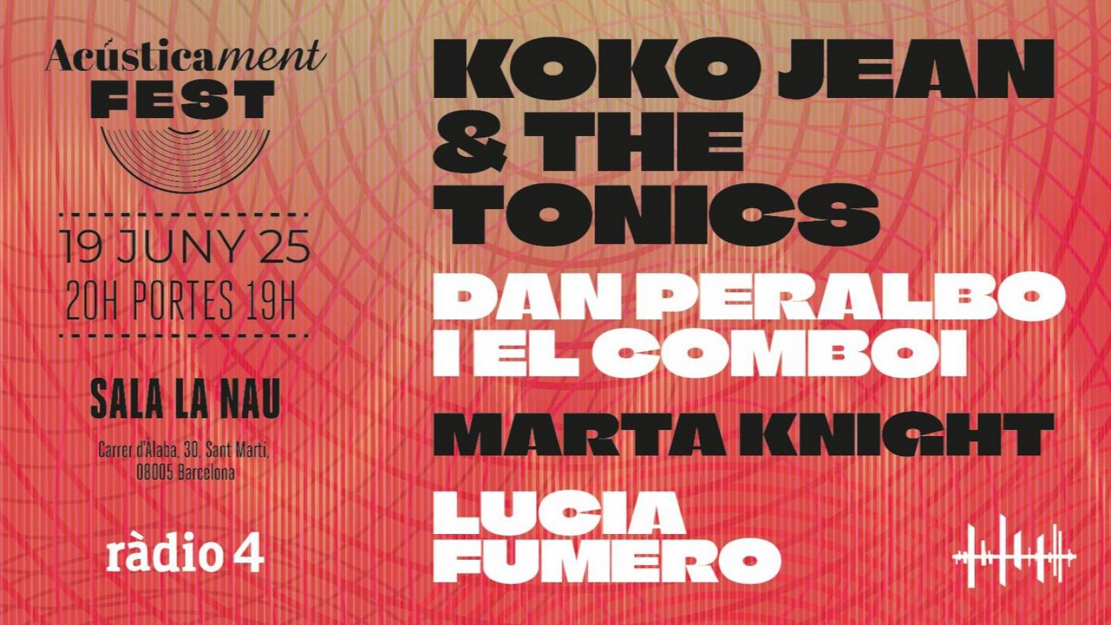 Aconsegueix entrades per a l'Acústicament Fest 2025!
