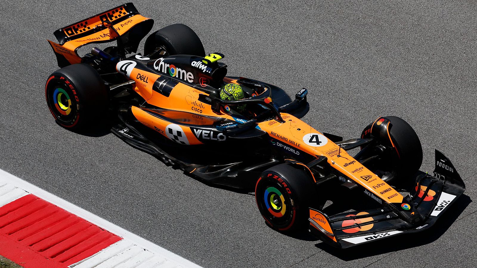 Norris, el más rápido en los libres de Montmeló.