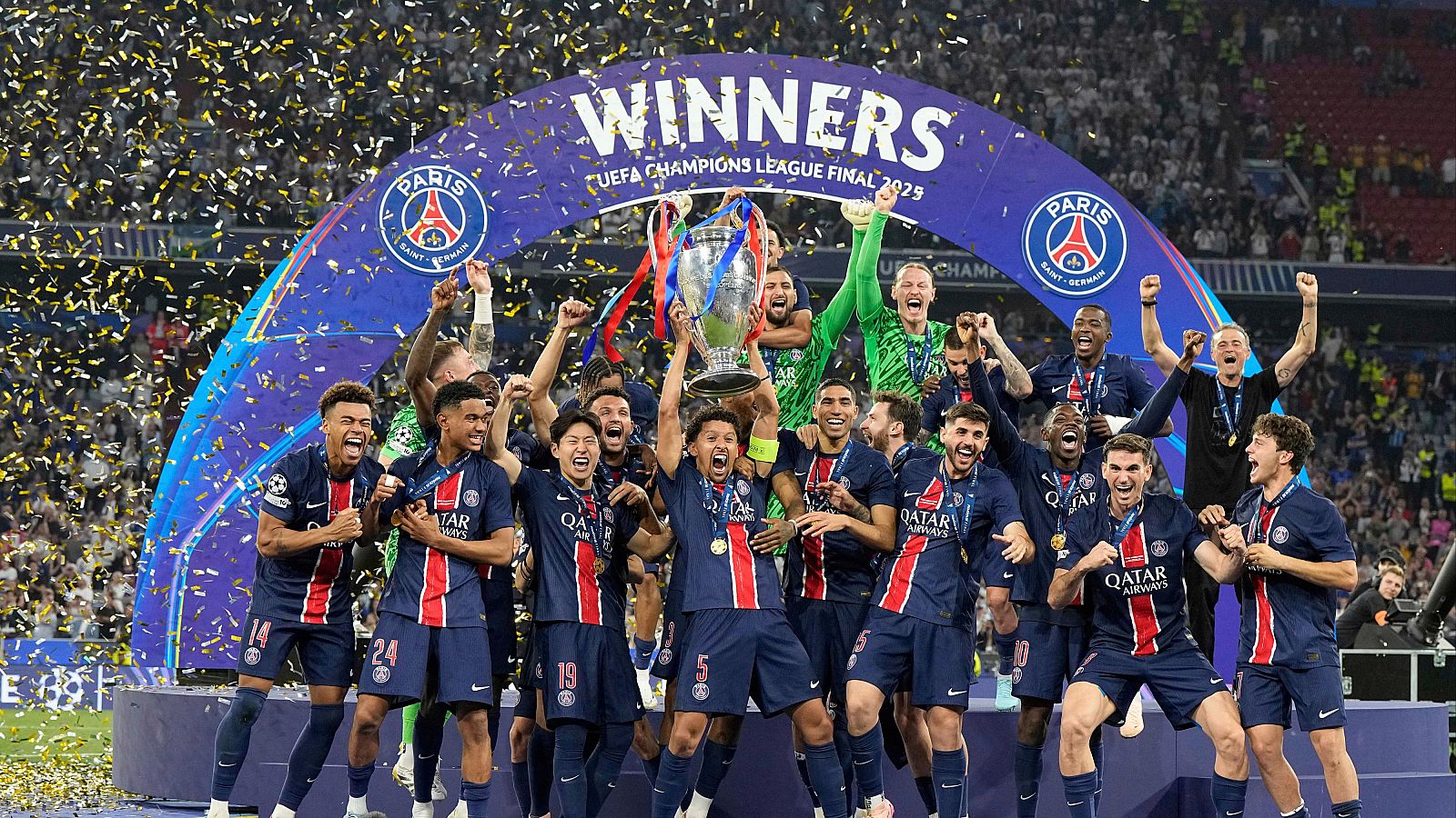 El PSG, campeón de la Champions League