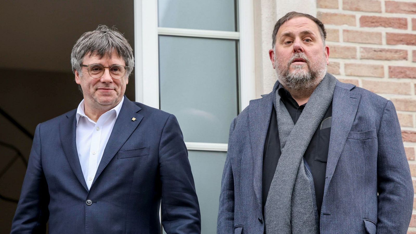El expresidente catalán Carles Puigdemont y el exvicepresidente de la Generalitat Oriol Junqueras