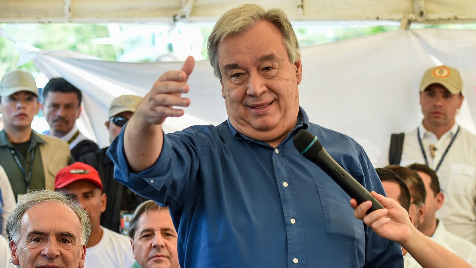 Guterres pide al Gobierno colombiano y ELN reiniciar el diálogo y cese de la violencia