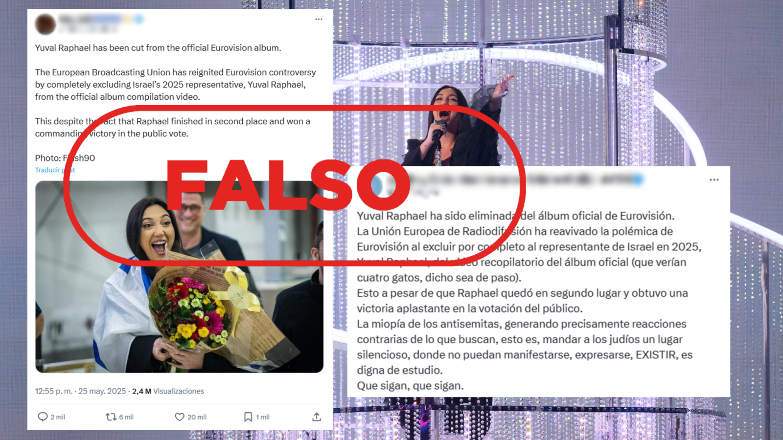 Eurovisión 2025: la canción israelí no se quitó del álbum oficial del certamen