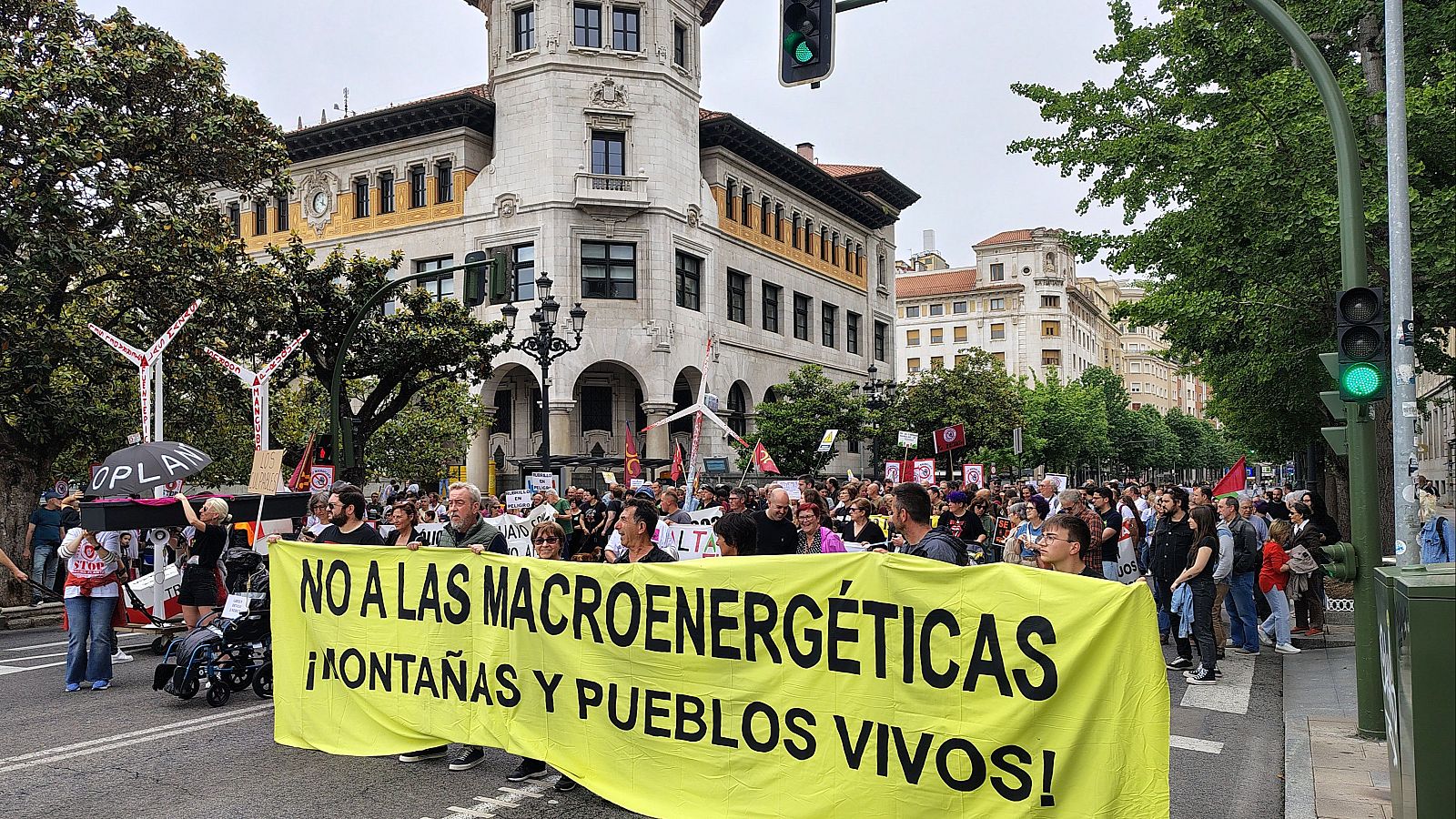 Protestas en toda España en contra de los proyectos de biogás