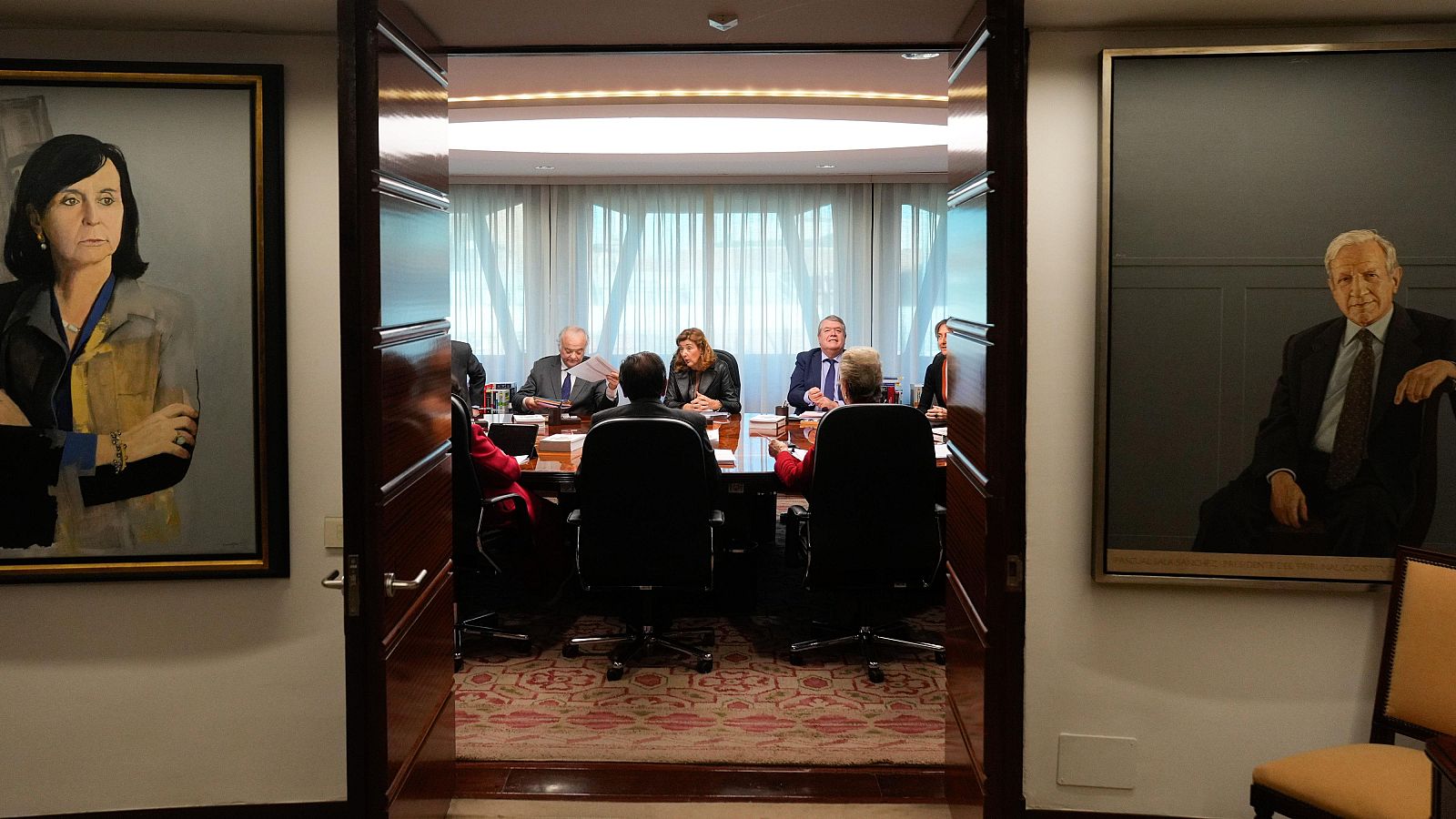 Foto de archivo del pleno jurisdiccional del Tribunal Constitucional