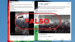 Este vídeo no muestra un almacén en el que Hamás retiene alimentos en Gaza, es falso