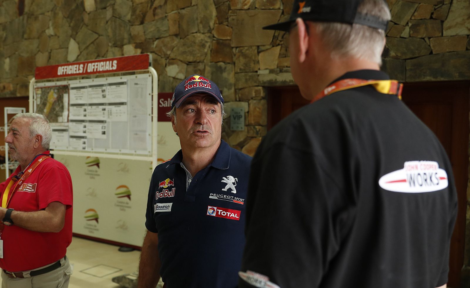 El piloto español de Peugeot Carlos Sainz.