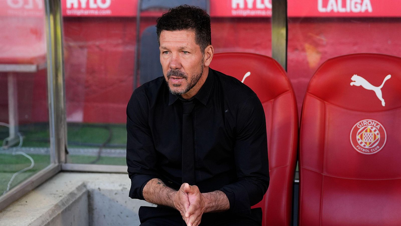El entrenador del Atlético de Madrid, Diego Simeone.