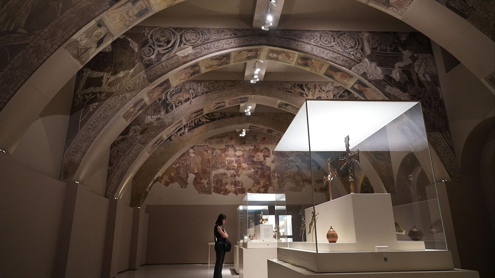 Murals de Sixena exposats al MNAC