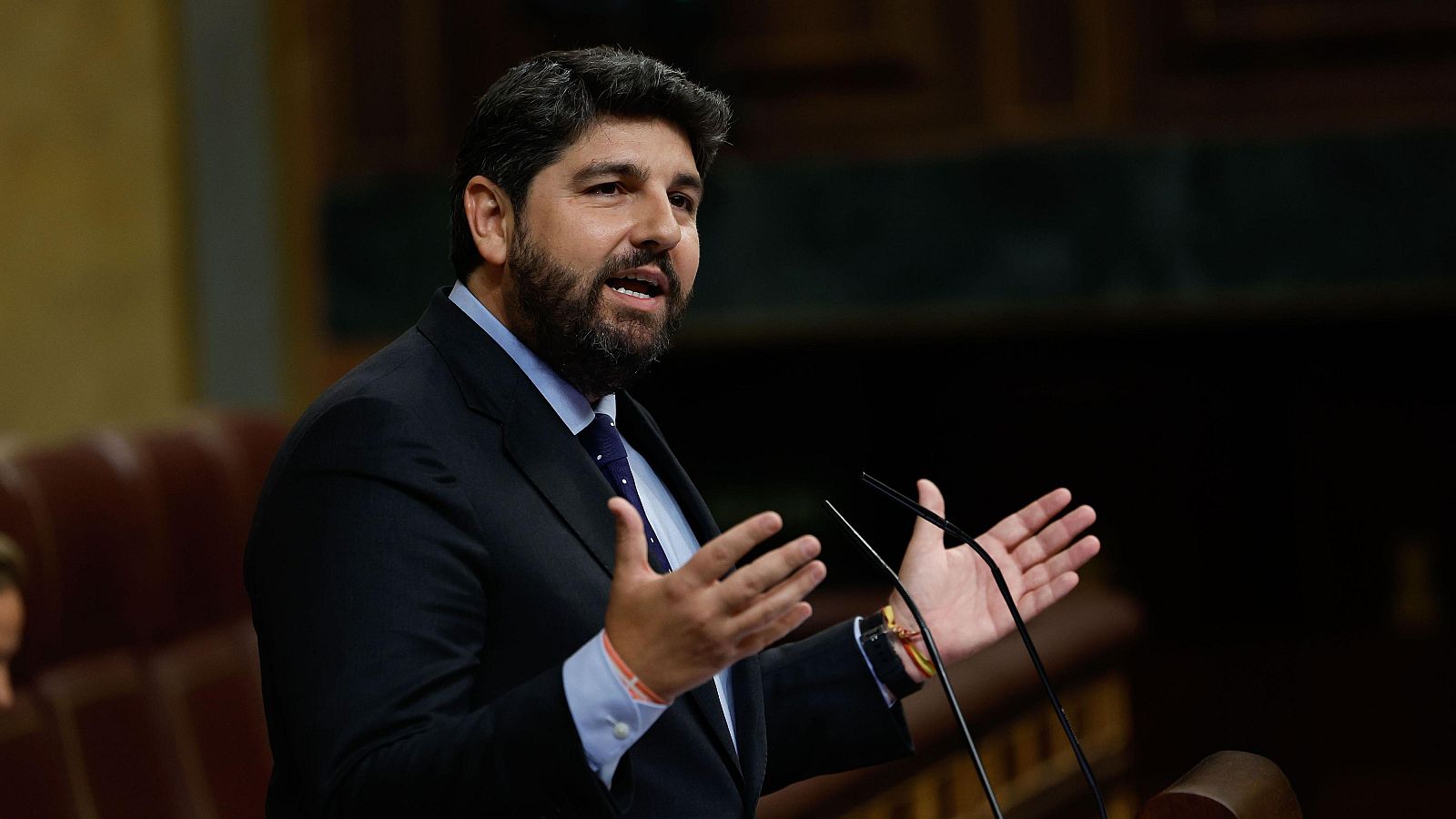 El presidente de Murcia, Fernando López Miras, en una imagen del mes pasado en el Congreso.