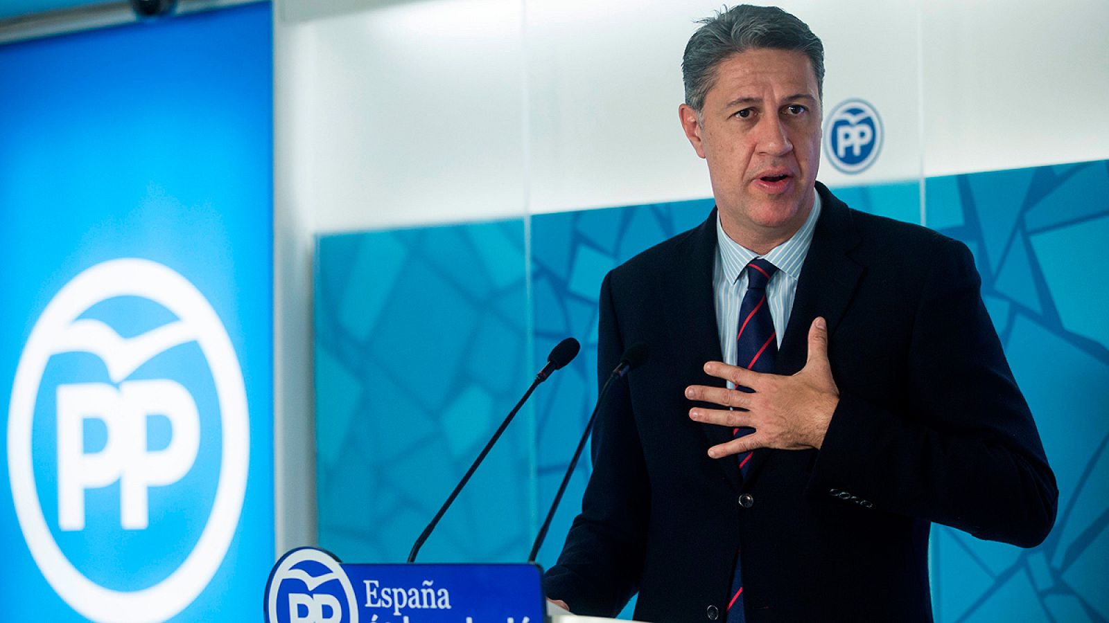 El presidente del PP de Cataluña, Xavier Garcia Albiol, en una imagen de archivo