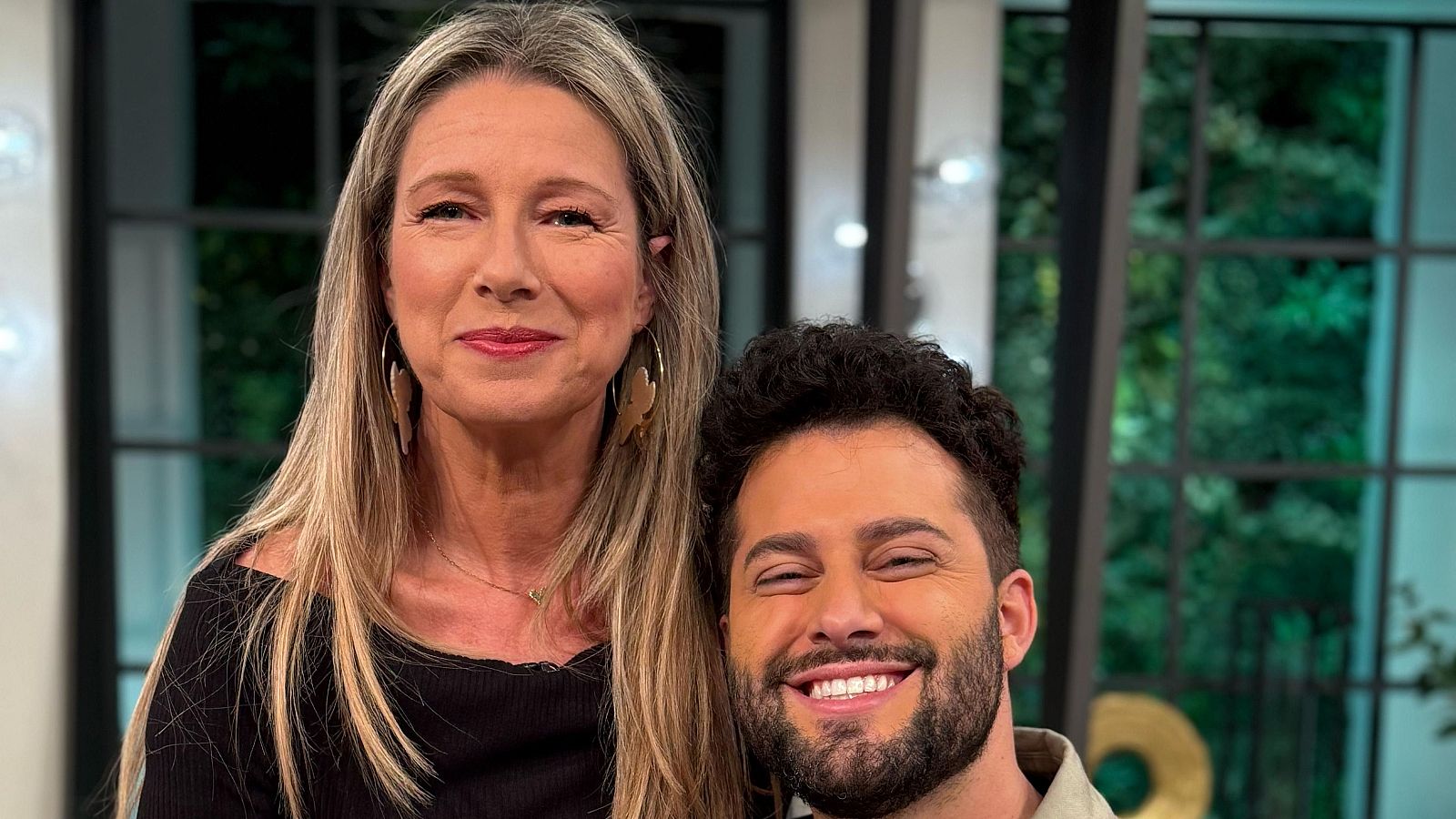 Anne Igartiburu y Javier de Hoyos