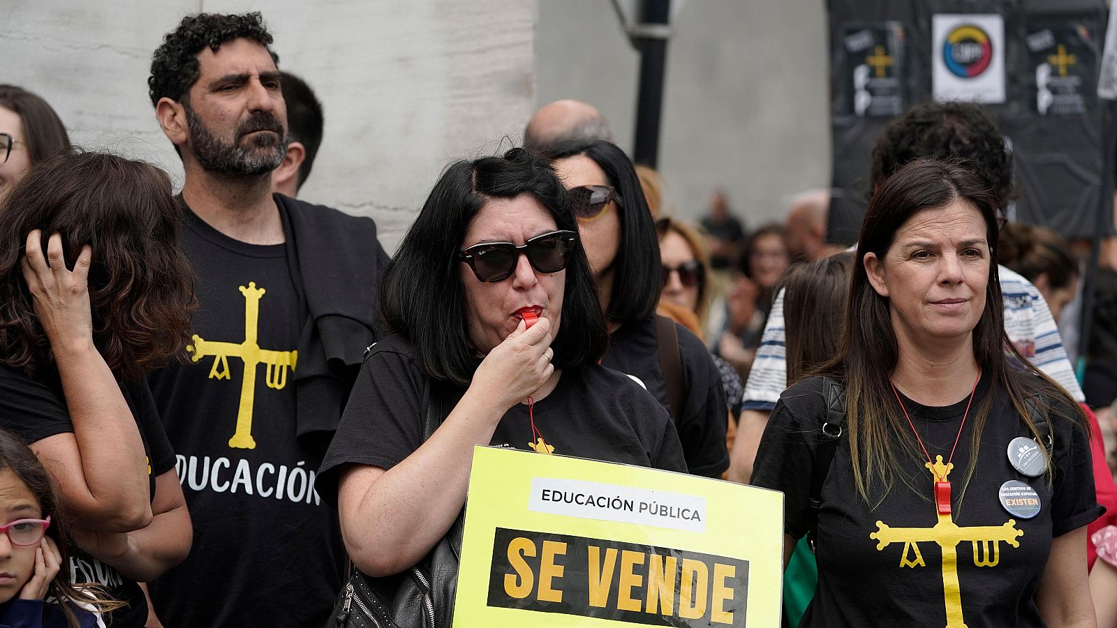 Los docentes se movilizan en Oviedo