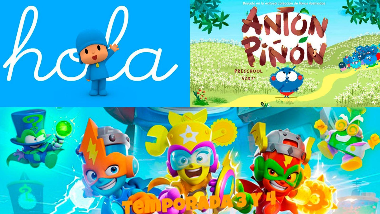 ‘Pocoyó’, ‘Antón Piñón’ y ‘Superthings’