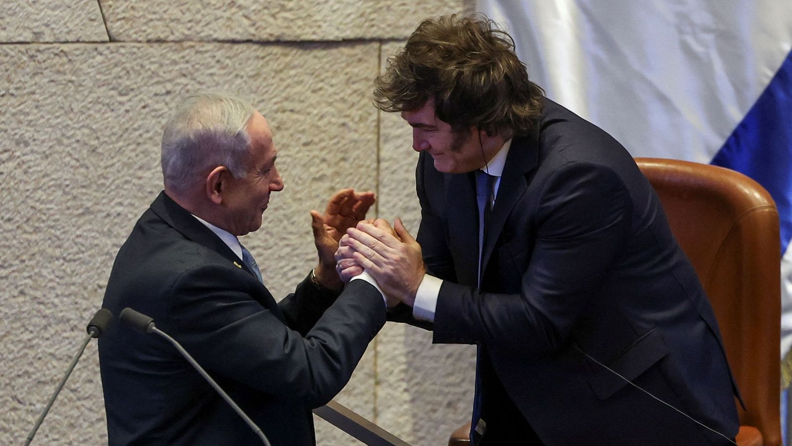 Milei anuncia en el Parlamento israelí que en 2026 trasladará la embajada de Argentina a Jerusalén