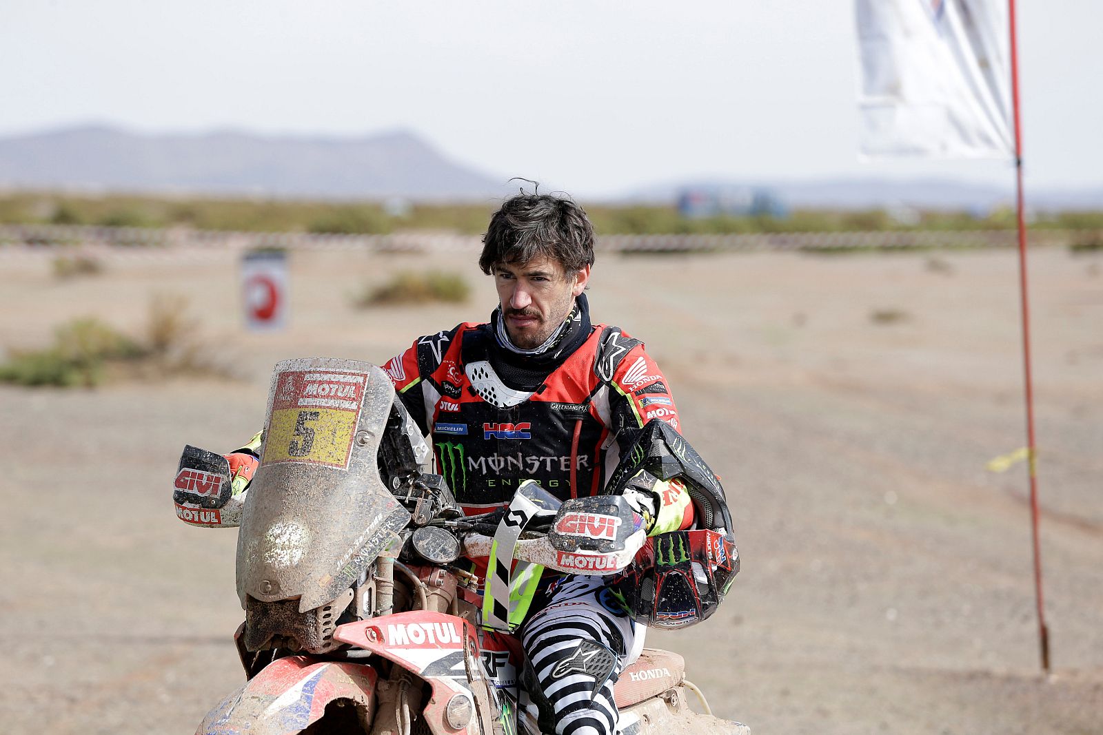 El piloto español de motos marchaba segundo en el general.