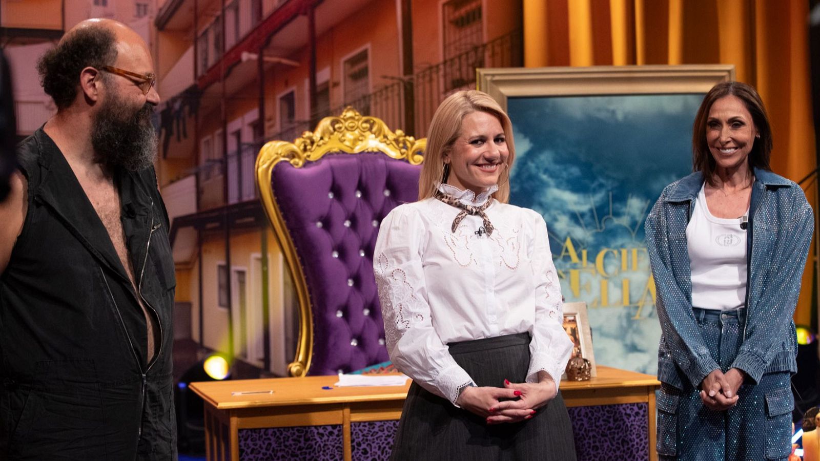 Ignatius y María Barranco con Henar Álvarez