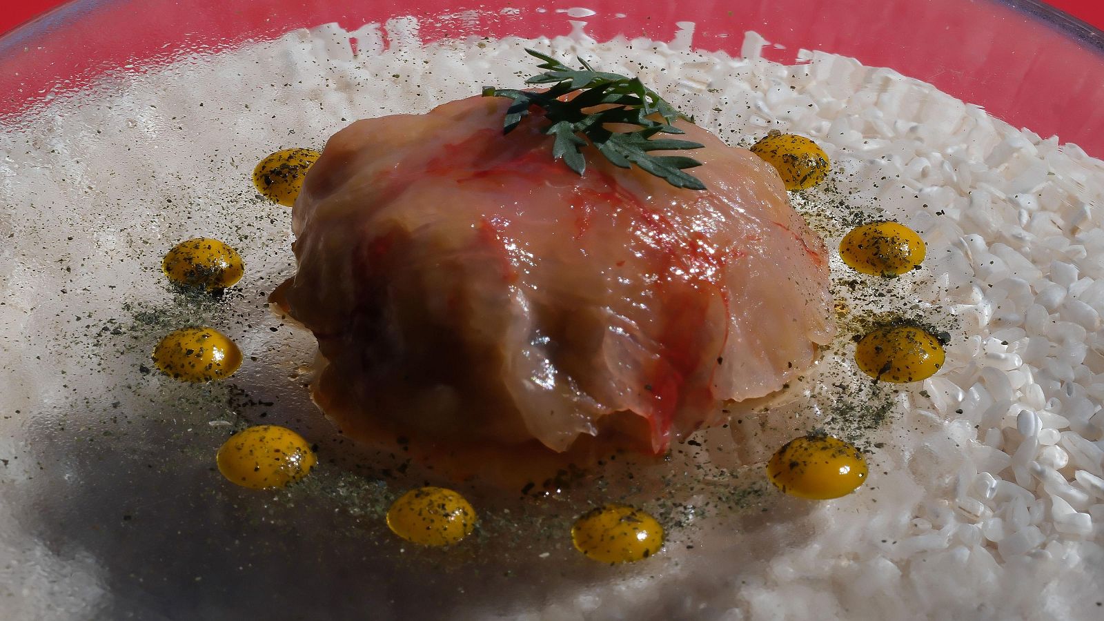 Receta caldero de gamba roja de MasterChef 13