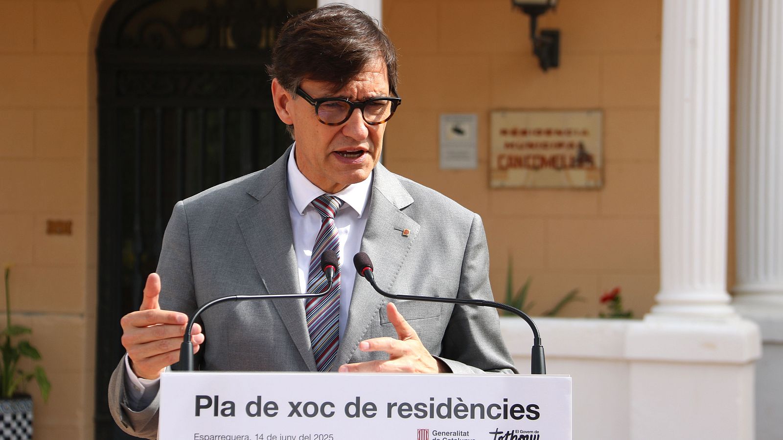 El president de la Generaliat, Salvador Illa, anuncia 6.000 places a residències (ACN | María Belmez)