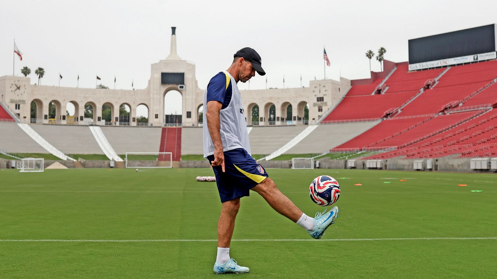 Simeone, en Los Ángeles