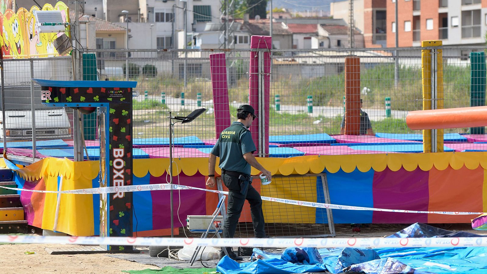 Muere electrocutada una niña en una atracción en Murcia