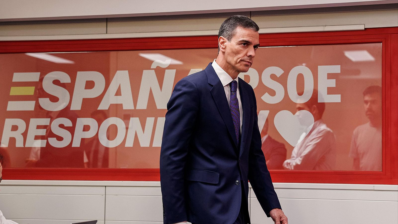 Política hoy 16 de junio: Pedro Sánchez el pasado jueves en Ferraz