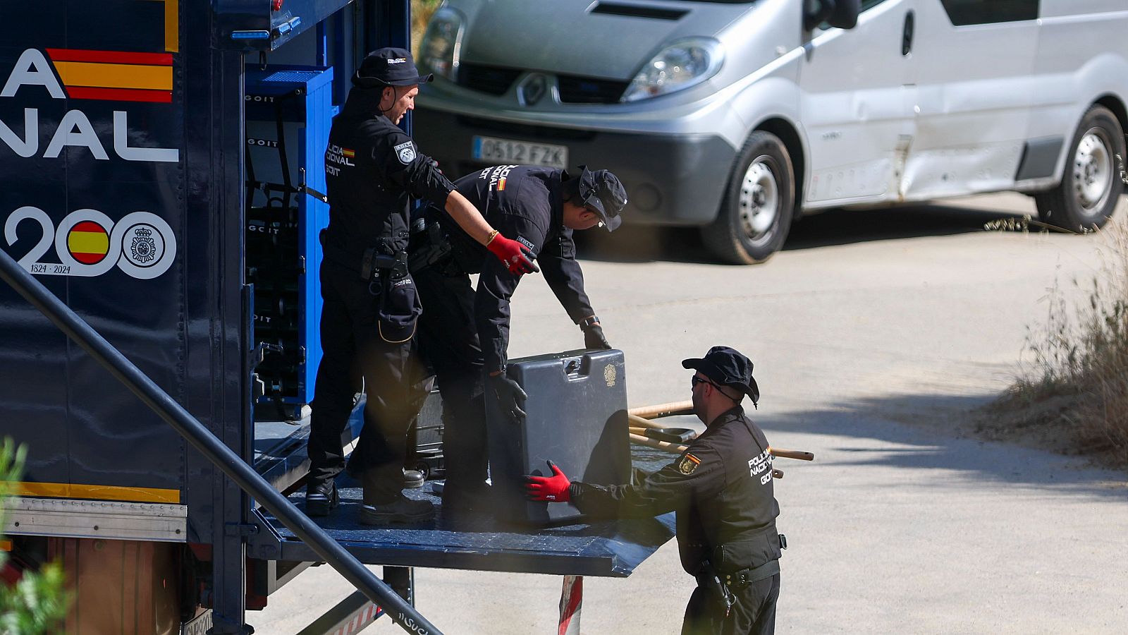 Labores de búsqueda de los restos mortales de Heidi Paz