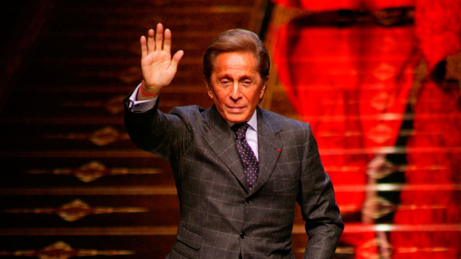 Imagen del diseñador Valentino Garavani