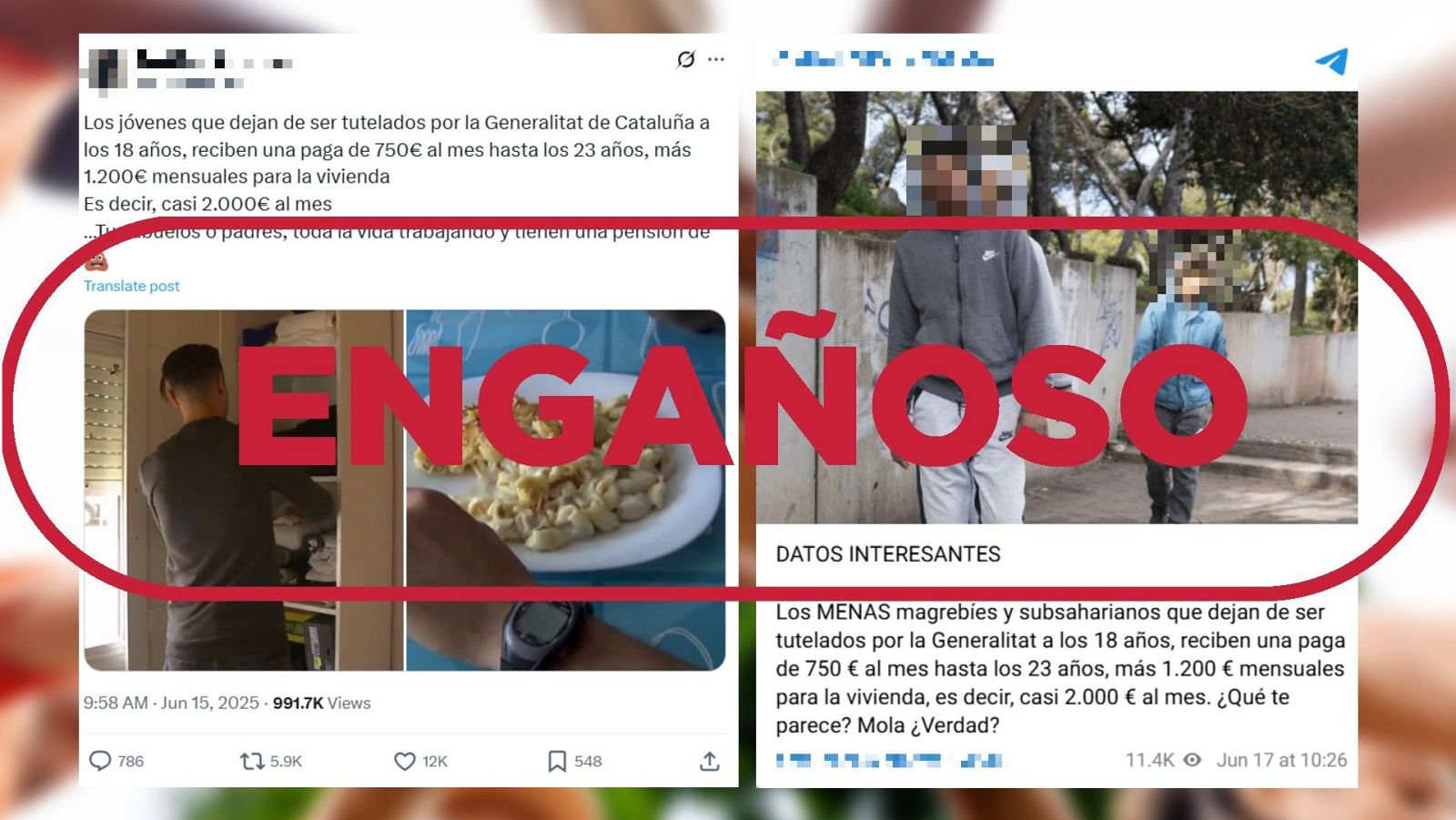 Cataluña no da una ayuda de casi 2.000 euros a jóvenes migrantes extutelados