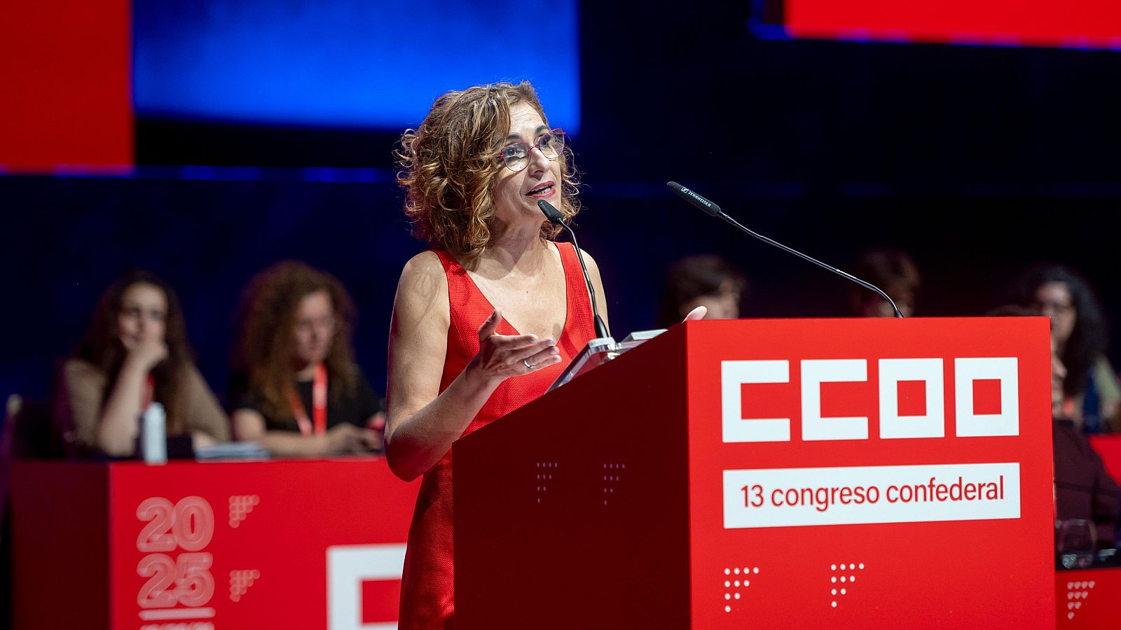 La vicepresidenta María Jesús Montero participa en el 13 Congreso Confederal de CCOO