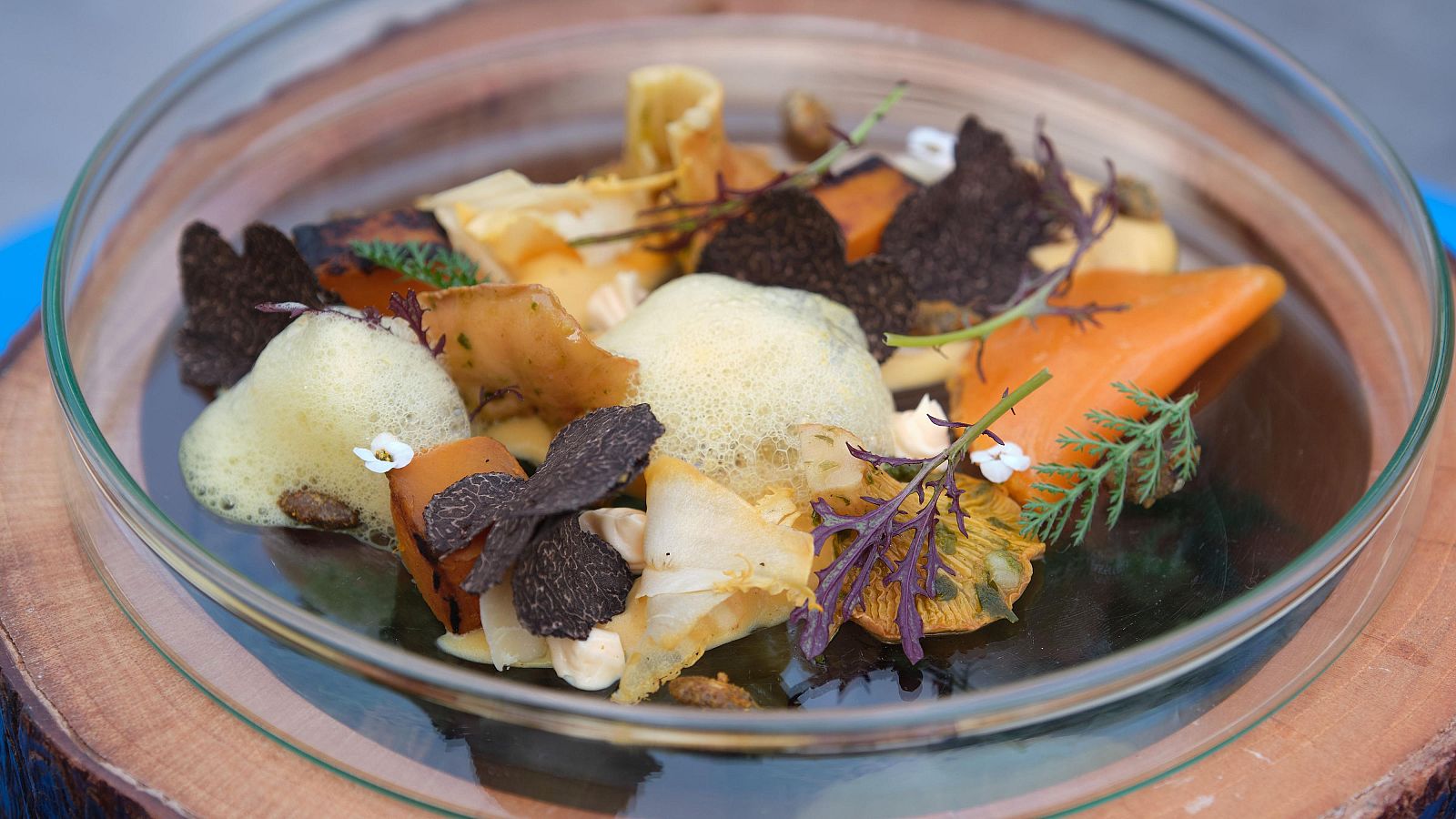 Receta de ravioli de calabaza asada con salsa de bergamota de MasterChef 13