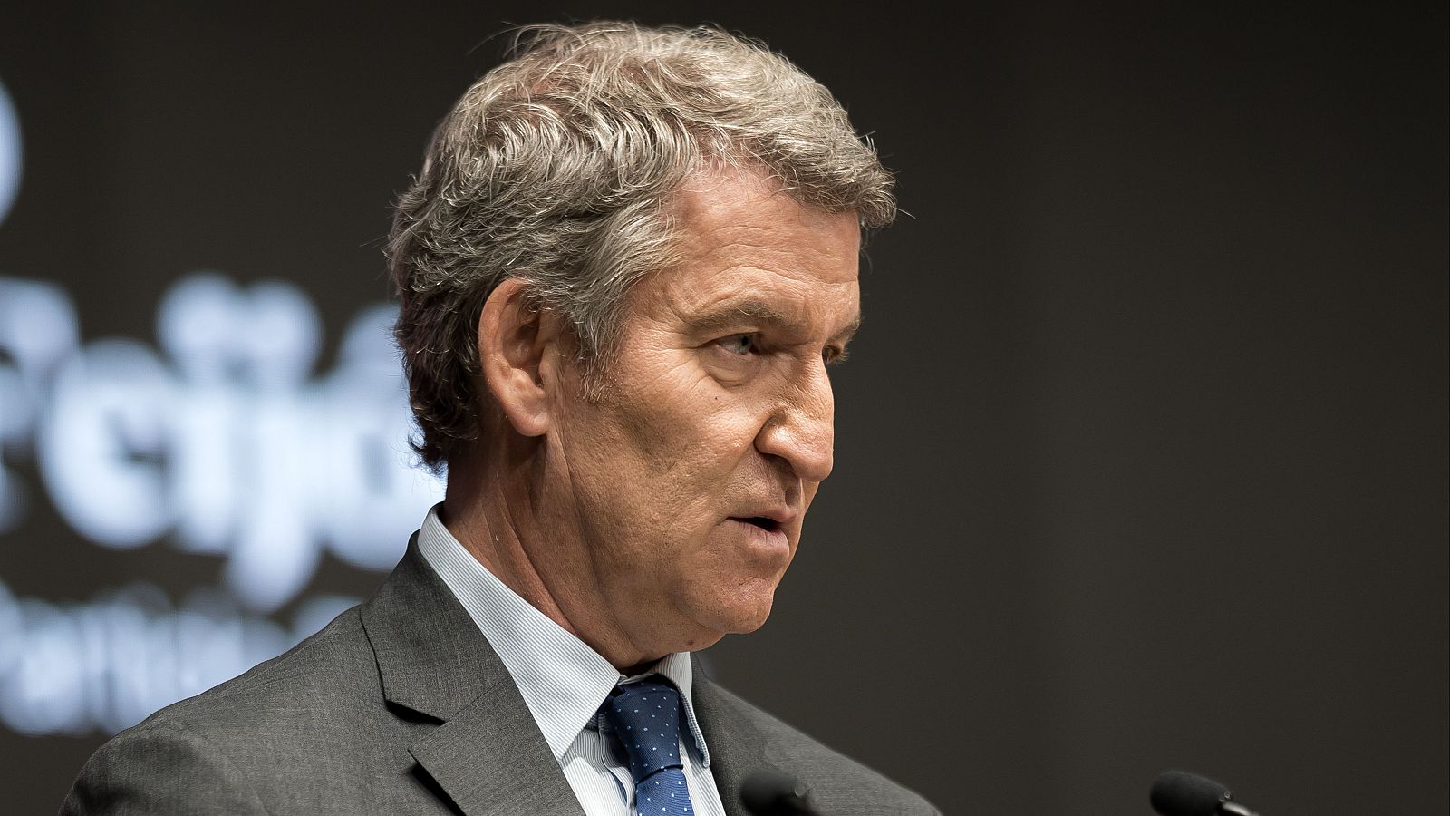 El presidente del PP, Alberto Núñez Feijóo