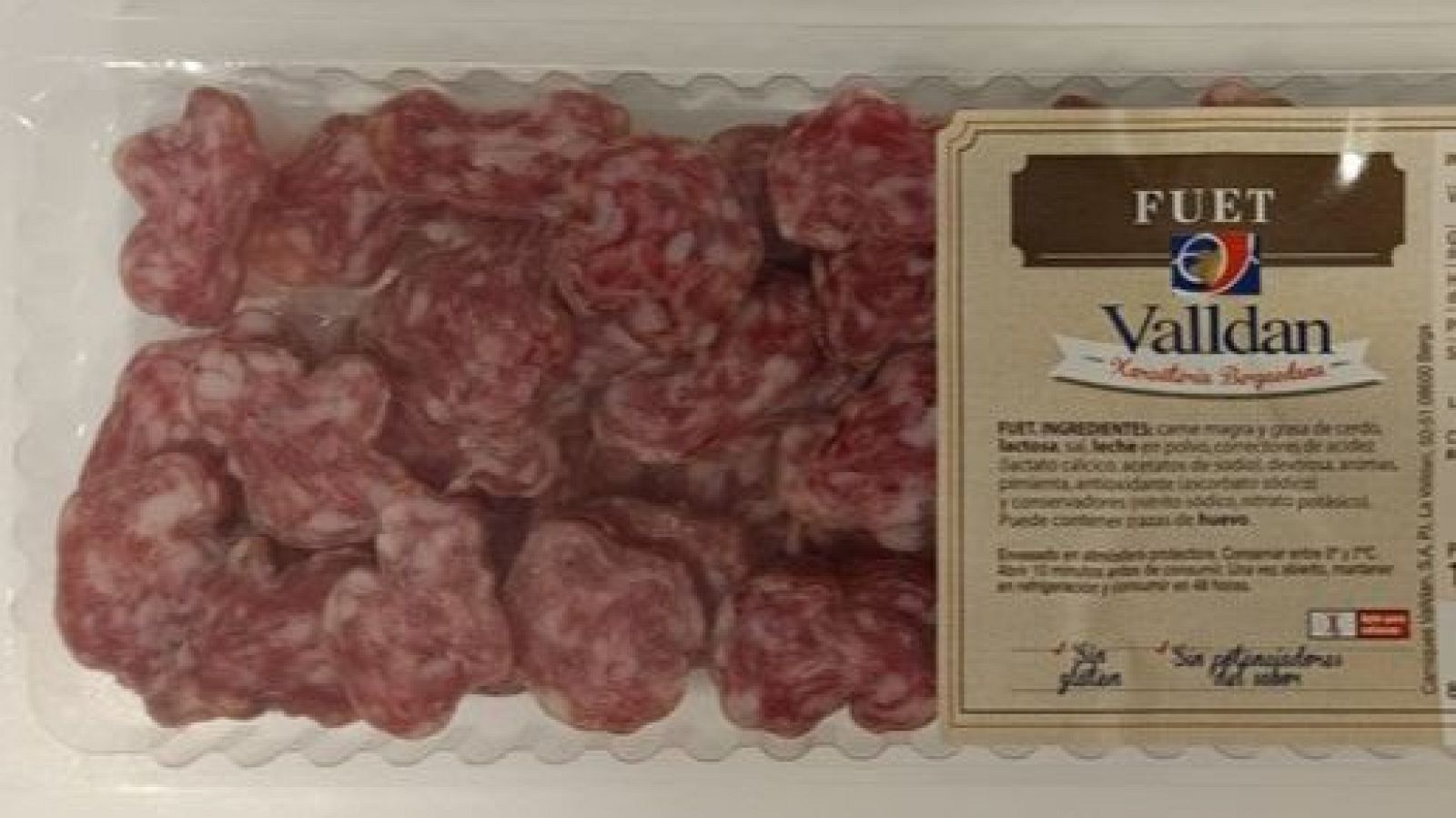 La AESAN amplía la alerta por salmonela en fuet loncheado