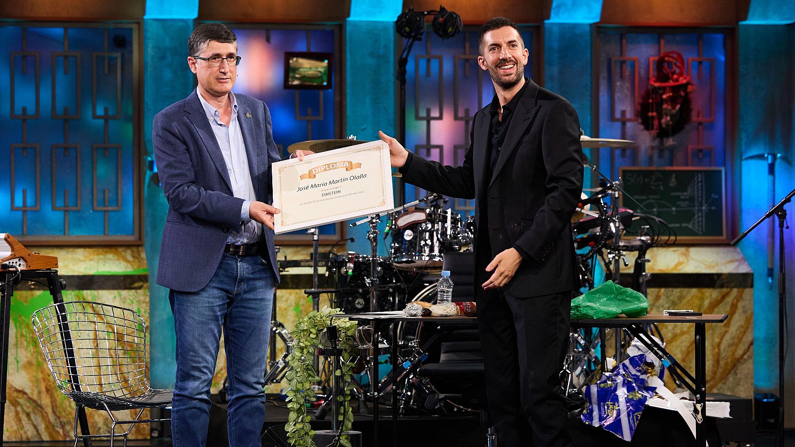 David Broncano y José María Martín Olalla, en La Revuelta 24/6/25