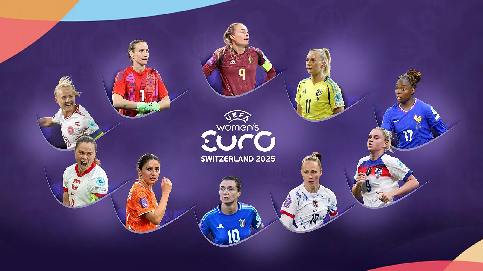 10 jugadoras a seguir durante la Eurocopa femenina 2025